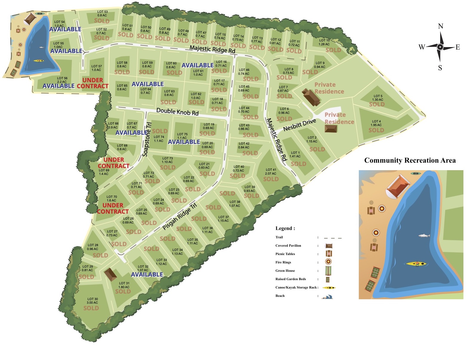 Plan of The Farm Mills River